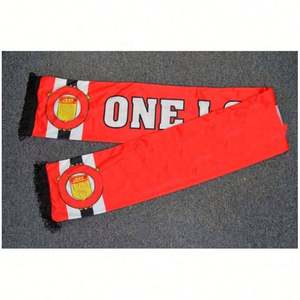 Bufandas Personalizadas al por Mayor, Tejidas en Jacquard, Acrílico y Poliéster, de Doble Cara, para Deportes, Fútbol y Aficionados - Product Image 4