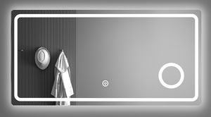 Espejo de Baño Rectangular Inteligente 2026, Famoso en Internet, con Sensor Táctil, Luz de 3 Colores, Antivaho, para Hotel - Product Image 4