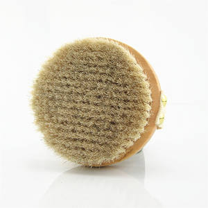 Cepillo de <span class=keywords><strong>baño</strong></span> de madera de crin gigante con certificación ecológica L-Meridian, forma redonda, cuidado corporal, esponjas exfoliantes de limpieza, depuradores para adultos - Product Image 1