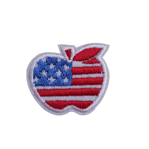 Thương Hiệu Mới Mỹ Cờ 3D Vai Vá Ngược Thêu Yêu Nước Mỹ Thiết Kế Sắt Trên Kỹ Thuật Mới Twill Vải Ren - Product Image 6