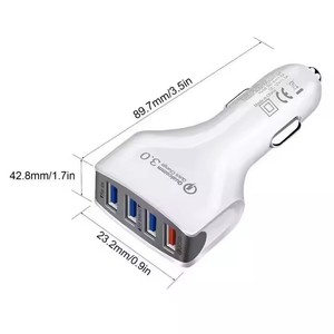 อะแดปเตอร์ชาร์จเร็วแบบ<span class=keywords><strong>4</strong></span>อิน1ที่ชาร์จในรถยนต์แบบ USB <span class=keywords><strong>4</strong></span>ช่องอะแดปเตอร์สมาร์ทโฟนขนาดเล็ก - Product Image 2