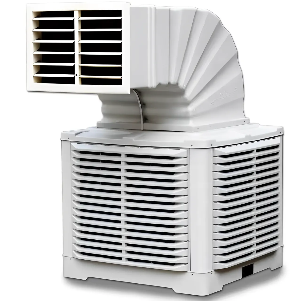 Condotto industriale sistema di climatizzazione/evaporativo aria refrigeratori industriali/raffreddamento ad acqua di scarico ventola di raffreddamento per officina