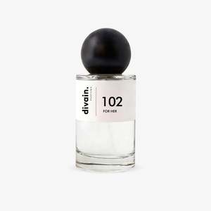 Divain Parfums 102 For Her Profumo da Donna Muschio Estivo Intensità Moderata - Product Image 1