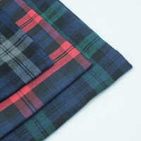 Personnalisable 100% polyester teint en fil tissu à carreaux vente chaude gaufre Imitation coton pour chemises