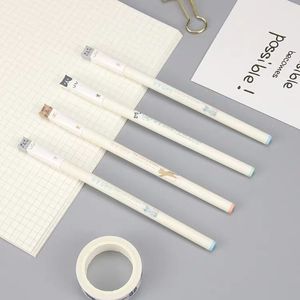 Stylo neutre à pointe fine 0,38 mm motif <span class=keywords><strong>chat</strong></span> <span class=keywords><strong>mignon</strong></span>, stylo créatif à motif cœur de fille de <span class=keywords><strong>dessin</strong></span> animé, stylo pour étudiant - Product Image 4