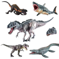 Ensemble de jouets réalistes en plastique avec dinosaures Tyrannosaurus Rex Mosasaurus à usage décoratif pour livraison directe