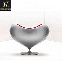 Mobilier nordique Designer lumière luxe coeur chaise paresseux hémisphère chaise salon créatif loisirs chaise pour Villa