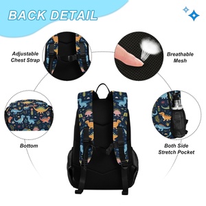Feifeiyu – Nouveaux ensembles de sacs à dos isothermes portables et étanches pour enfants, motif dinosaure créatif, vente en gros - Product Image 3