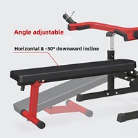 Banc de musculation pliable multifonction professionnel Lingxi tout-en-un pour salle de sport commerciale ou à domicile, améliore la force musculaire