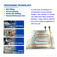 Plaque froide en cuivre intégrée sur mesure pour processeurs AMD SP3 EPYC7002 7003 Rome Milan, échangeur de chaleur à refroidissement liquide, accessoire