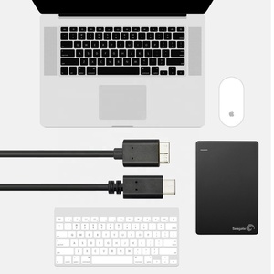 USB Type-c 3.1 USB 3.0 Micro B 10pin Câble rapide données Jusqu'à 5Gbps transfert pour Disque dur Samsung S6 <span class=keywords><strong>Chromebook</strong></span> Mac etc cahier - Product Image 6