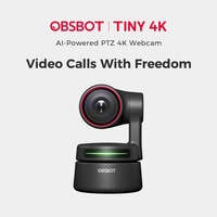 Obsbot صغيرة 4 Ai تعمل بالطاقة Ptz كاميرا ويب p k عالية الدقة بالكامل دردشة الفيديو كونفرنس عبر الإنترنت اجتماع مباشر Stremsing