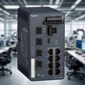Programmeur de contrôle industriel bibo X80 MCSESM123F2LG0 Modbus Ethercat Ethernet PLC pour la communication et l'automatisation - Product Image 1
