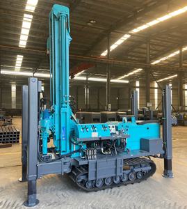 Foreuse portable à moteur diesel pour puits d'eau, profondeur 180m-200m, machine de forage pour roches dures et puits profonds - Product Image 1