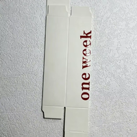 Caja de Papel para Cosméticos con Logotipo Personalizado, con Estampado en Caliente UV, para Empaque de Productos de Cuidado Personal, Cajas para Lápiz Labial y Rímel