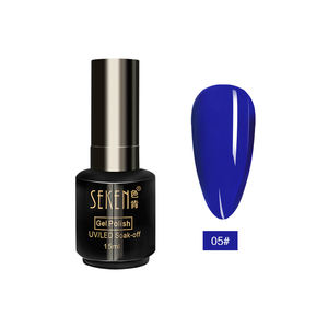 Vernis à ongles en gel UV <span class=keywords><strong>SEKEN</strong></span> 15 ml, couleur néon, résine naturelle, inodore, vernis à ongles en gel UV à faire tremper, pour salon de manucure - Product Image 6