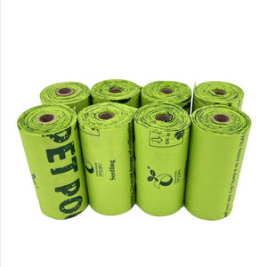 Kantong Kotoran Hewan Peliharaan Berkualitas 100% Kompos Biodegradable Terbuat dari Pati Jagung Tanpa Bocor Paket Grosir - Product Image 3