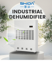 Déshumidificateur d'air de construction 480L Déshumidificateur industriel écologique de grande capacité pour sous-sol de serre