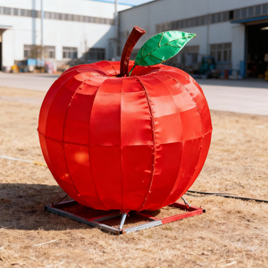 Đèn lồng trái cây hình quả táo LED cỡ lớn ngoài trời, chống thấm nước, có thể tái sử dụng, dùng cho trang trí lễ hội trở lại trường học và Giáng sinh, sự kiện công viên - Product Image 1