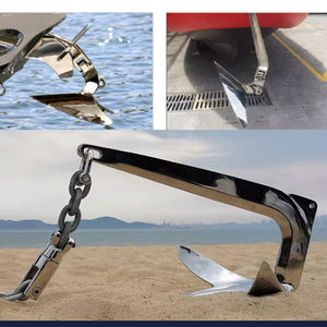 Usine en gros matériel marin de haute qualité 316 acier inoxydable miroir polonais Bruce griffe ancre pour bateau - Product Image 2