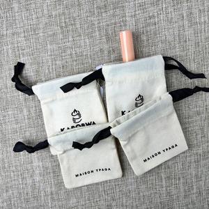 High Quality Organic Cotton Canvas Biodegradable Customizable Print <b>Pouch</b> with <b>Drawstring</b> Bag for Cosmetic - Product Image 6