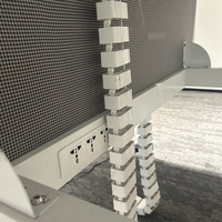 Escritorio de Oficina de Diseño Moderno Personalizado, con Panel de Madera, Altura Ajustable Eléctricamente, Escritorio Inteligente Motorizado con Pantalla para Uso en Villas