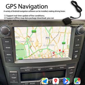 128GB 2Din <b>Android</b> 13 Car Radio Stereo Screen GPS CarPlay for Toyota AVENSIS 2007 2006 2005 Bluetooth Multimedia Video Player - Product Image 5