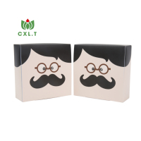 Boîte cadeau en papier personnalisée OEM en gros, boîte pliable recyclable pour emballage de cadeaux de cosmétiques et de parfums haut de gamme