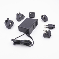 Adaptador de Corriente Universal para Viajes con Enchufe de Pared para EE. UU., UE, Reino Unido y Australia, 12V 19V 20V 21V 24V 1A 2A 5A 6A, Fuente de Alimentación para Walkie-Talkie y Motor de Puerta