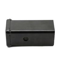 Nouvelle extension de récepteur de remorque robuste de 6 pouces (2 po) en acier au carbone, résistante à la rouille, revêtement noir en poudre, capacité de 6000 lb