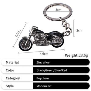 Porte-clés en forme de moto très vendus, cadeau promotionnel, porte-clés en métal vert pour les entreprises - Product Image 3