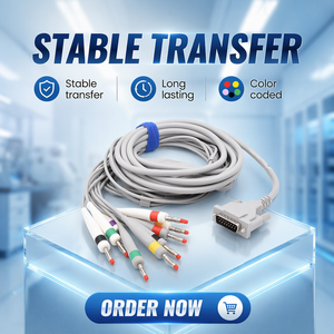 Kompatibel mit MS2010 Einteiliges Ozon-Desinfiziertes EKG-Kabel 10 Ableitungen 4,0mm IEC AT102 ISO-Zertifiziert für Krankenhausgebrauch - Product Image 3