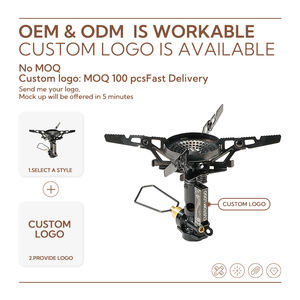 Campingmoon <span class=keywords><strong>2025</strong></span> Anniversaire Réchaud extérieur au butane Réchaud léger avec logo personnalisé Réchaud de camping pliable réchaud à gaz de camping portable - Product Image 3