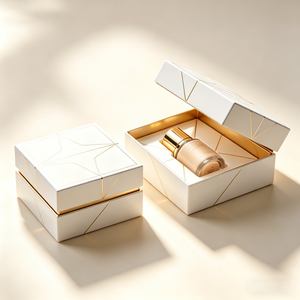 Custom Logo Foundation Make-up Gift <b>Box</b> Luxury Gold Foil <b>Makeup</b> Products Packaging <b>Box</b> Eco Friendly Art Paper Cosmetic <b>Box</b> - Product Image 1