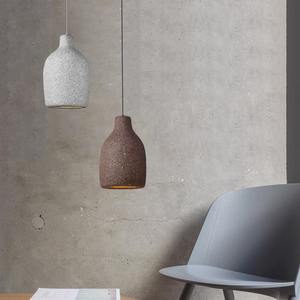 Original Design Japanese Wabi-Sabi Style Chandelier Cream-Color <b>Bedroom</b> Dining Room <b>Light</b> with 3D Printing Logo AC Power Source - Product Image 3