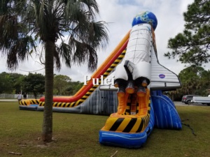 Đẹp Dual Lane Space Shuttle <span class=keywords><strong>Inflatable</strong></span> Trượt Nước Vui Chơi Ngoài Trời Khổng Lồ Kid Người Lớn Chơi <span class=keywords><strong>Inflatable</strong></span> Air Bounce <span class=keywords><strong>Slide</strong></span> On Sale - Product Image 5