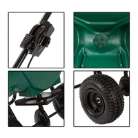 Épandeur de pelouse et de jardin derrière le distributeur de diffusion rotatif pour l'engrais Grass Seed Sand and Salt