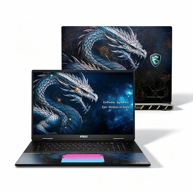 Original New MSI Titan 18 HX Dragon Edition Draco Epic 18-inch Ultra 9 290HX Plus/RTX5090-24G Top-tier Performance Gaming Laptop