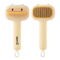 Brosse démêlante pour chats et chiens en acier inoxydable – Élimine les poils lâches – Brosse de toilettage pour animaux