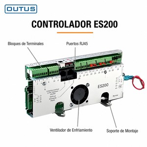 Opérateur de porte coulissante automatique <span class=keywords><strong>OUTU</strong></span> ES200 avec moteur silencieux pour système de porte en verre commercial - Product Image 4