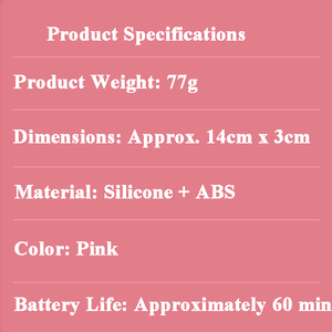 डबल सिर छोटे हैंडहेल्ड 10 आवृत्ति वाइब्रेटर क्लिटोरिस जी स्पॉट उत्तेजना महिलाओं के लिए - Product Image 6