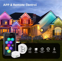 Luces RGBW Direccionables para Exteriores, 100 Pies, IP67 Impermeables, Control por WiFi y Aplicación, Temporizador, DC24V, Garantía Certificada de 3 Años, Permanentes
