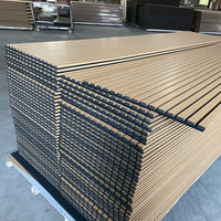 Panneaux acoustiques en mousse de bois massif de conception moderne les plus vendus Décoration murale hexagonale Absorption acoustique Utilisation au bureau 1.0 NRC