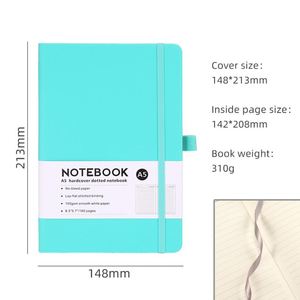 CustomFactory Wholesale Custom Logo <b>A5</b> With Elastic Strap Pu Journal <b>Diary</b> Notebook Notepad Note Book Pu Leather Notebook - Product Image 4