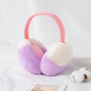 冬耳マフプラスサイズフリースウールと布ポール折りたたみ可能な暖かいイヤーマフ - Product Image 4