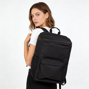 <span class=keywords><strong>Sac</strong></span> à <span class=keywords><strong>dos</strong></span> scolaire promotionnel en gros, <span class=keywords><strong>sac</strong></span> à <span class=keywords><strong>dos</strong></span> décontracté noir personnalisé, <span class=keywords><strong>sac</strong></span> à <span class=keywords><strong>dos</strong></span> léger pour ordinateur portable avec poche latérale en maille - Product Image 1