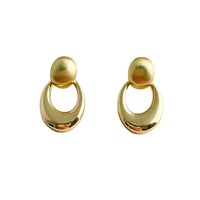 Boucles d'oreilles pendantes en alliage de perles de style vintage de Hong Kong, luxe léger, mode haut de gamme, toutes occasions