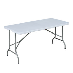 Mesa Dobrável Retrátil para 4 Pessoas, Retangular, Plástica, para Uso Externo - Product Image 5