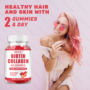 Collagen Supplements for Younger Looking NAD Gluthatione Skin Whitening Collagen <strong>Vitamin</strong> <strong>C</strong> Gummy - Product Image 2