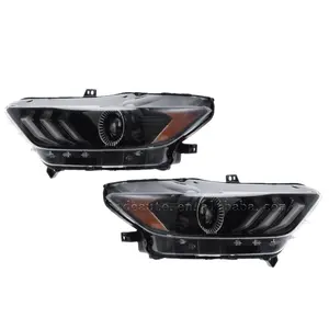 Farol de led sinal de seta para ford mustang, 2 peças, 2015 2016 2017